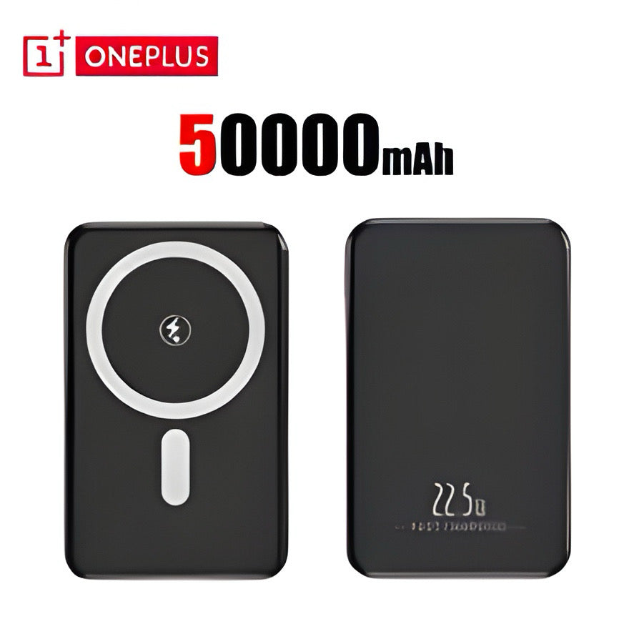 Cargador Portátil Magnético 50000mAh – Power Bank con Carga Rápida e Inalámbrica